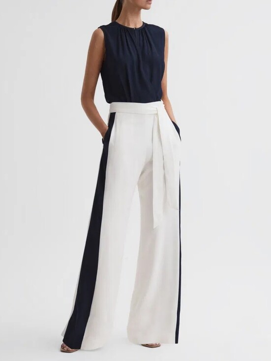 Reiss Pants - NWT REISS | Ivy Side Stripe Jumpsuit (No belt)